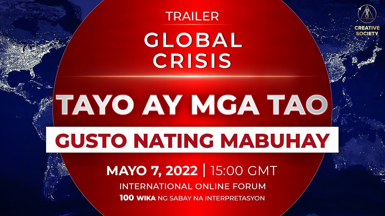 Pandaigdigang Krisis.Tayo ay mga Tao. Gusto Nating Mabuhay | Opisyal na trailer. International Forum