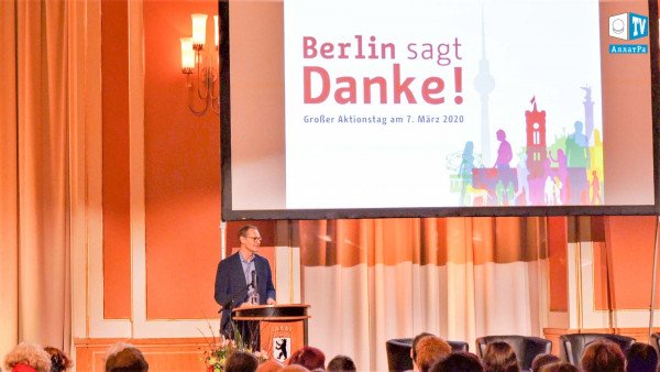 "Berlin sagt Danke" ist ein Aktionstag für die Freiwilligen der Stadt