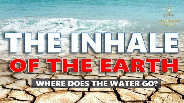 The Inhale of the Earth. Where Does the Water Go?