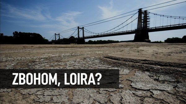 Vodní krize ve Francii → Řeka Loira vyschla. Sucho v Evropě