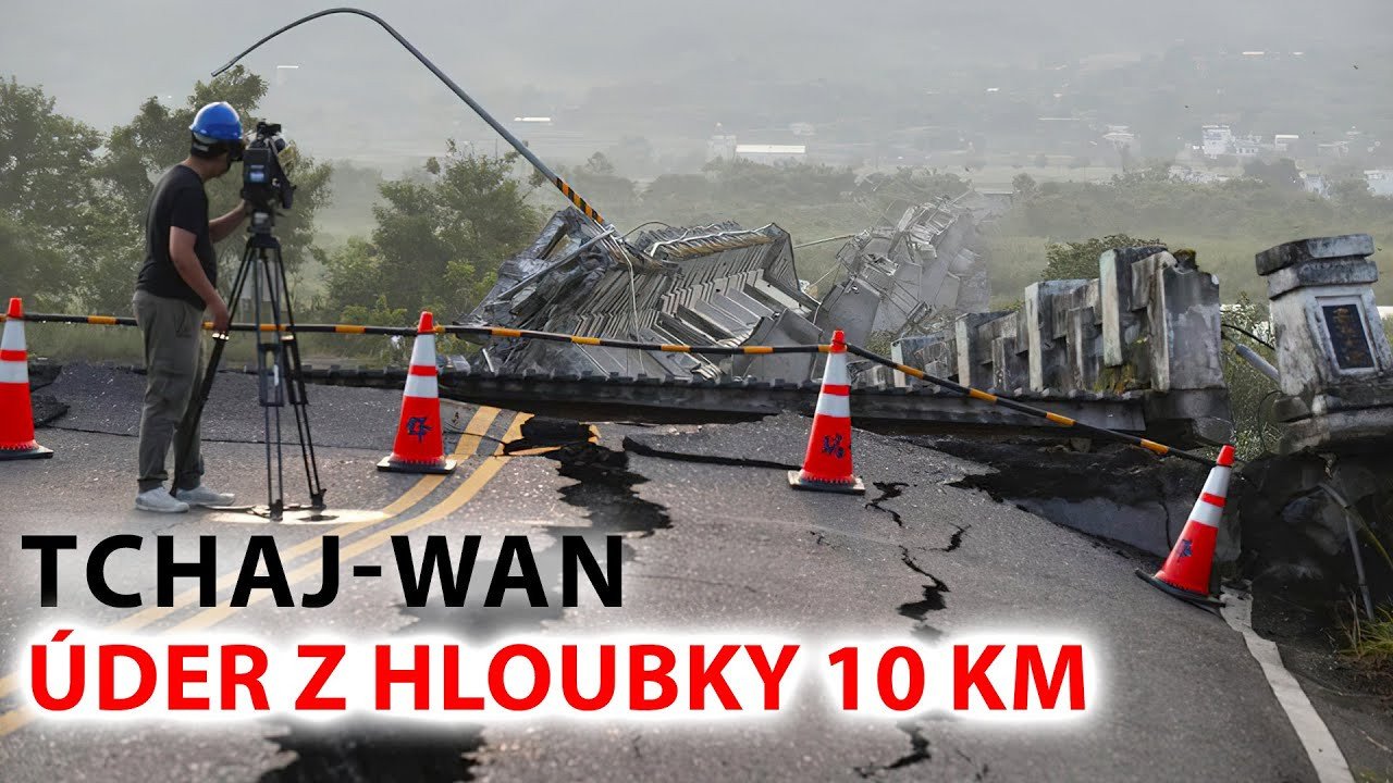 🔴 Tchaj-wan 2022. Silné zemětřesení M6,9