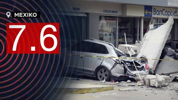 Pozor! Zemetrasenie s magnitúdou M7,6 → Mexiko | 19. septembra 2022