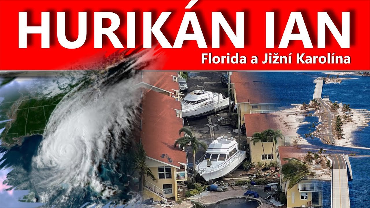 Hurikán Ian zasáhl Jižní Karolínu a zaplavuje pobřežní města | USA 2022