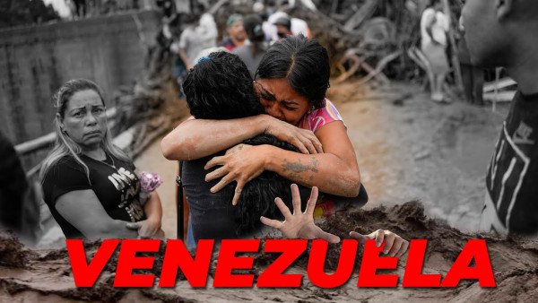 DESÍTKY POHŘEŠOVANÝCH→ Záplavy ve Venezuele. Místní obyvatelé jsou bezradní. Sesuvy půdy → Devastace