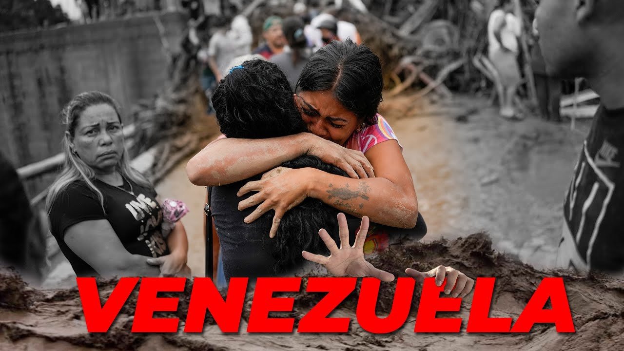 Desiatky obetí záplav→ Záplavy vo Venezuele. Miestni obyvatelia sú bezmocní. Zosuvy pôdy → Devastácia