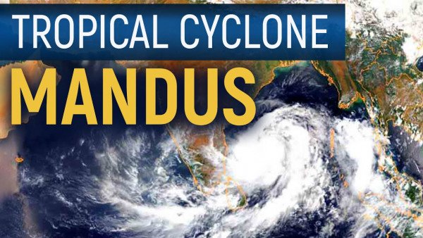 Cyclone Mandus in India. Statistics of cataclysms in India in 2022