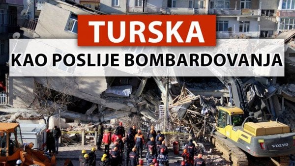Cijeli svijet je šokiran posljedicama zemljotresa u Turskoj