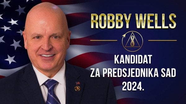 Robby Wells najavljuje američku predsjedničku kampanju 2024. Kreativno društvo je naša budućnost