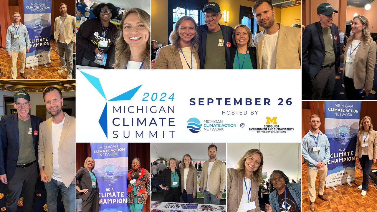 Creative Society Volunteers Attend 2024 Michigan Climate Summit to Advocate for Climate Civics and Civic Engagement