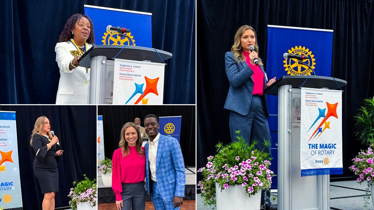 Twórcze Społeczeństwo prezentuje raport na Konferencji Dystryktu Rotary 2025 na Uniwersytecie Oakland