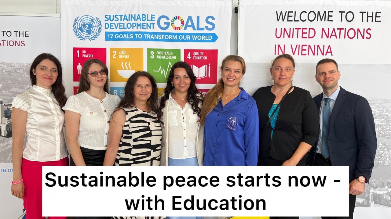 Participants of the Creative Society Project and ALLATRA IPM Took Part in the UN Conference in Vienna “Sustainable Peace Begins Now – with Education”