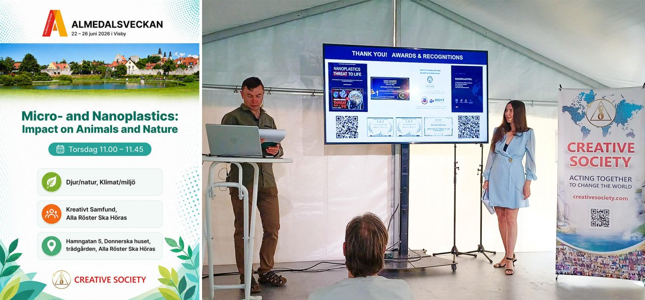 I volontari di “Creative Society Denmark” hanno partecipato al forum Almedalsveckan 2026