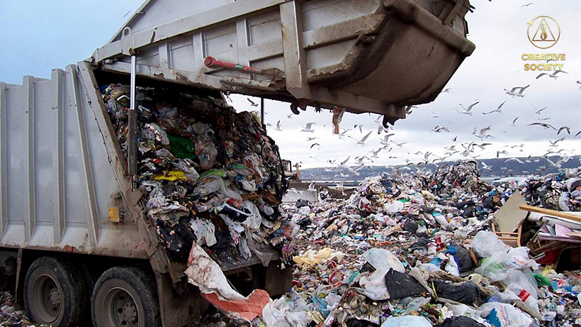 Landfills in a modern world reach inconceivable sizes