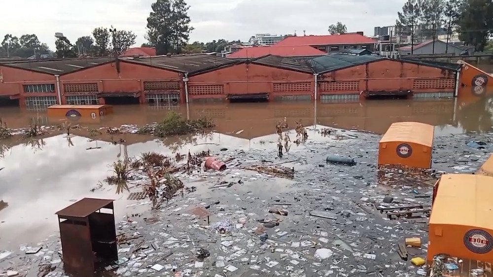 Nairobi, Kenya'da Sel Baskını