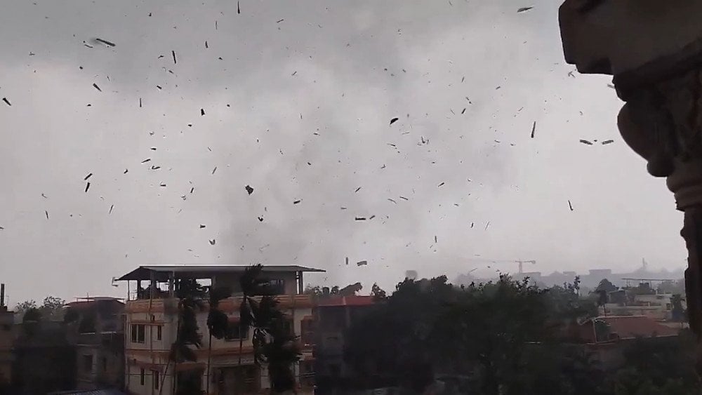 tornado in India, tornado West Bengal