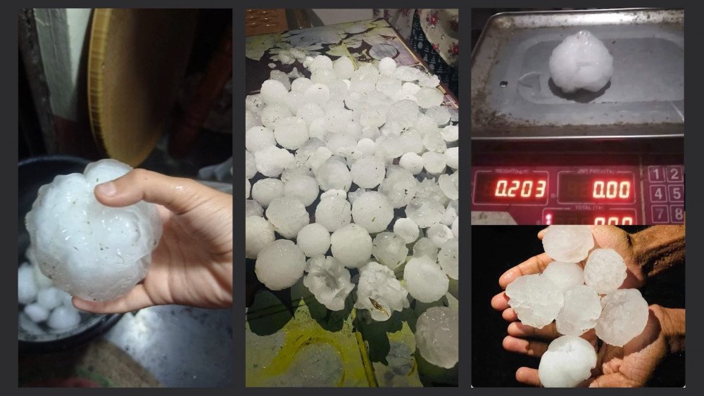 hail in Bangladesh, hailstorms in Bangladesh