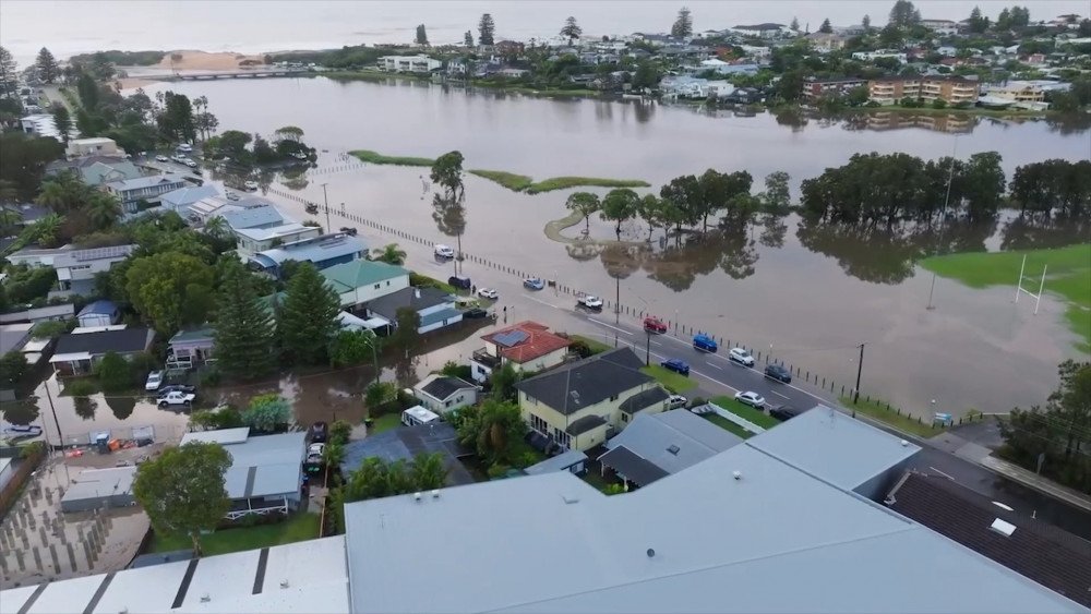 översvämningar Australien, onormalt regn Australien