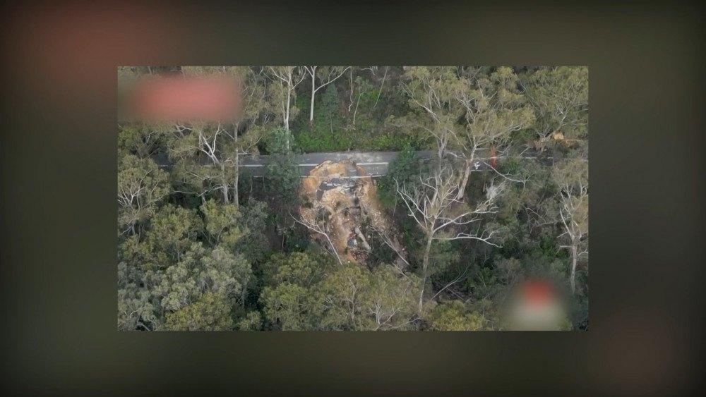 landslide in Australia, rains in Australia