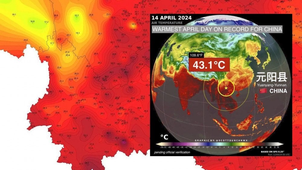 vedro v Číně, anomální vedro v Číně, katastrofy v Číně