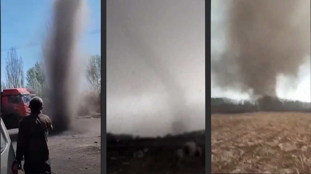 Tornado en China, tornado en Mongolia Interior, tornado en Shaanxi