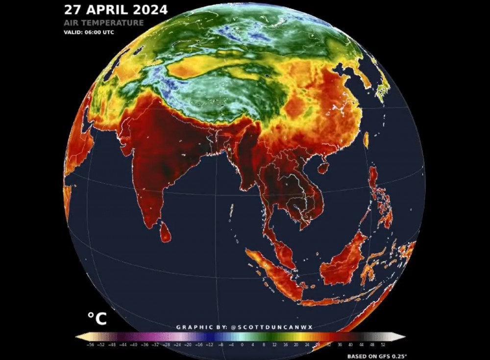 anomalūs karščiai Indijoje, karščio banga Indijoje, ekstremali karščio banga Indijoje