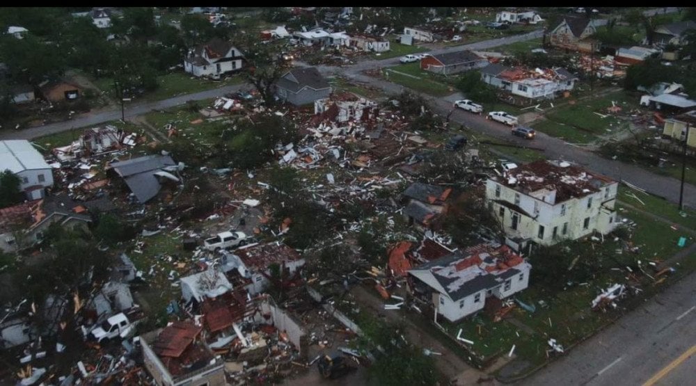 tornadă în Sulphur, tornadă Oklahoma, serie de tornade SUA