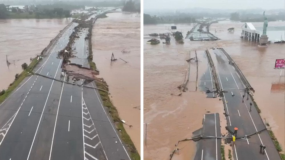 oversvømmelser i Brasilien, motorveje i Brasilien, eftervirkninger af oversvømmelser Brasilien