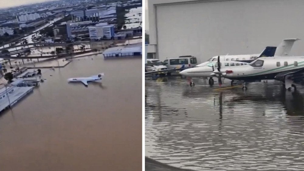 letisko Brazília, záplavy Brazília dnes, lety Brazília