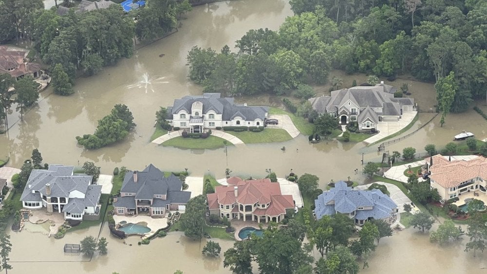 oversvømmelse Texas, oversvømmelse Houston, storm i Texas