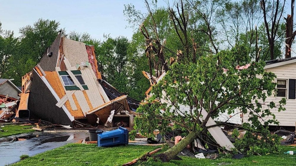 tornado i USA, tornado Michigan