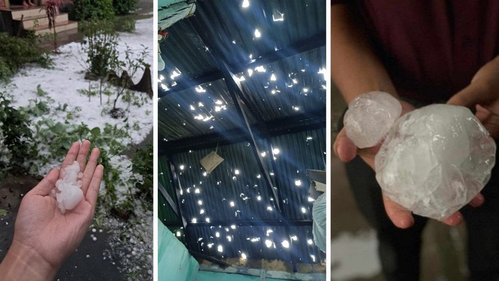 stora hagel Indien, Manipur staten, hagel i Indien konsekvenser