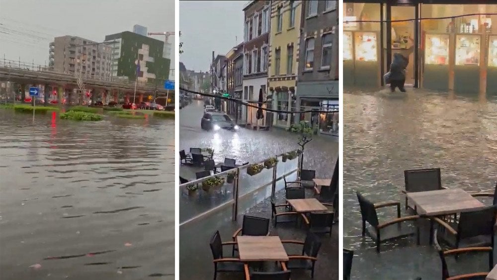 záplavy Holandsko, klíma v Holandsku, búrka v Holandsku