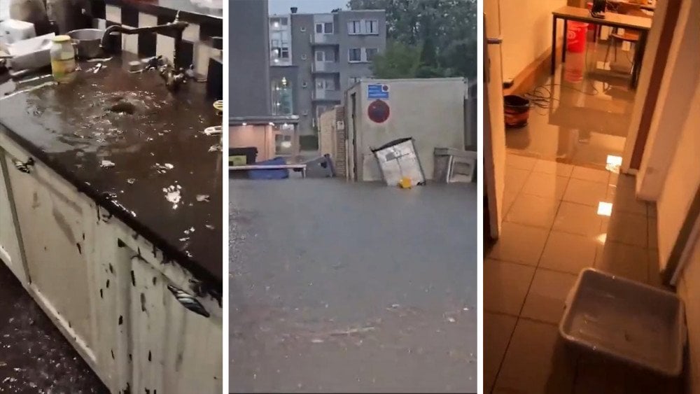 oversvømmelse Holland, klima i Holland, storm i Holland, efterdønninger af regn i Limburg