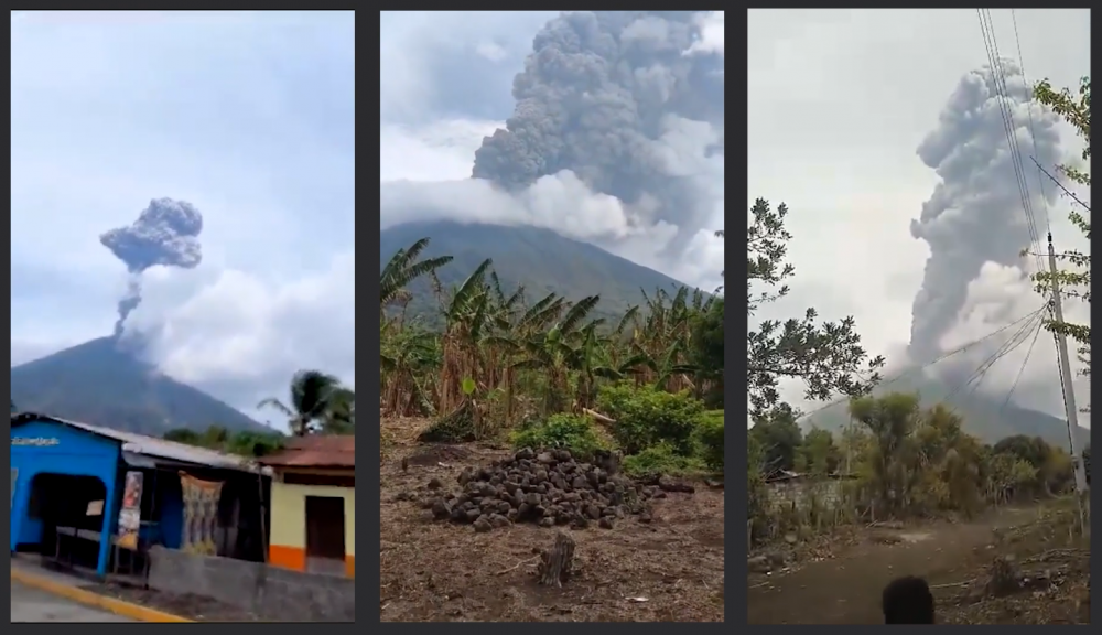 Volcán Concepción, Volcán en Nicaragua, Erupción volcánica