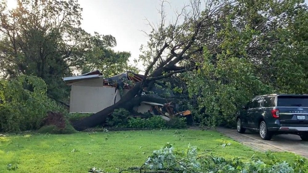 Tornadă în Arkansas, alee de tornadă  în SUA