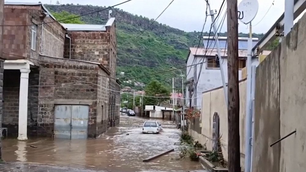 Flood in Armenia, Armenia flooded, abnormal rain in Armenia