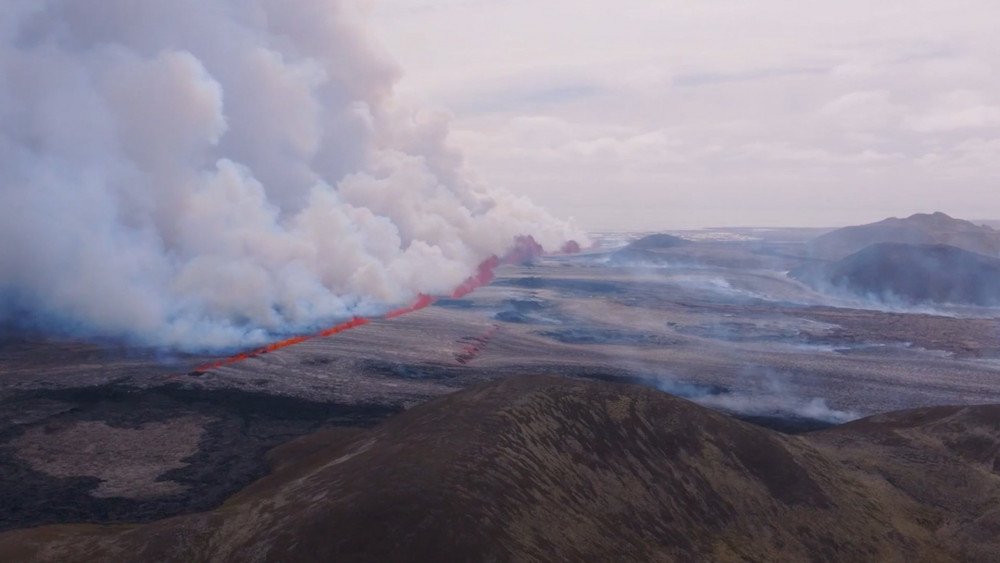 Volcanic eruption in Iceland, Reykjanes volcano