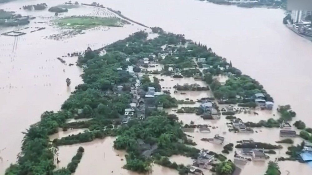 Inundaciones en China, inundaciones en Guangxi, tifón Maliksi