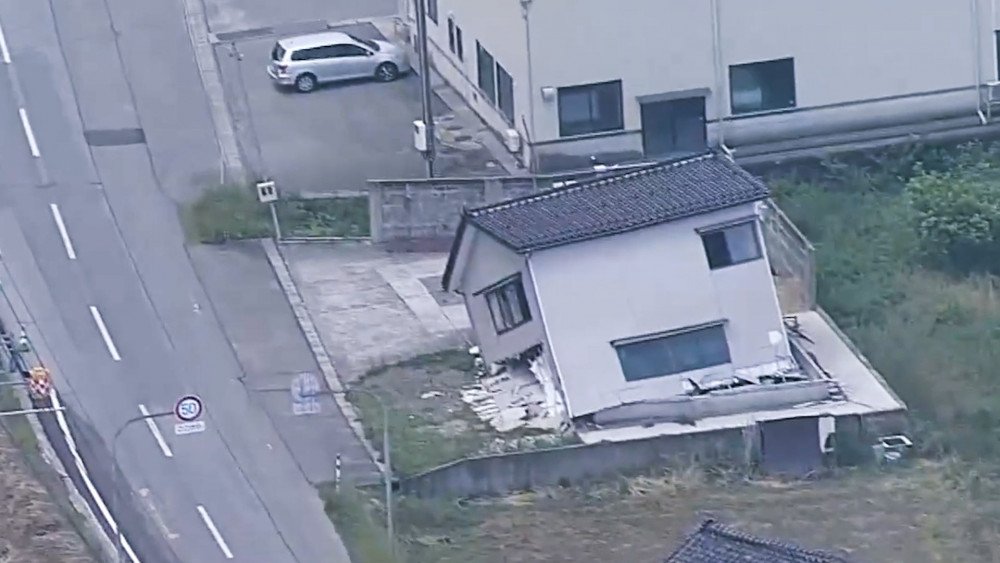 Terremoto en Noto, Terremoto en Japón