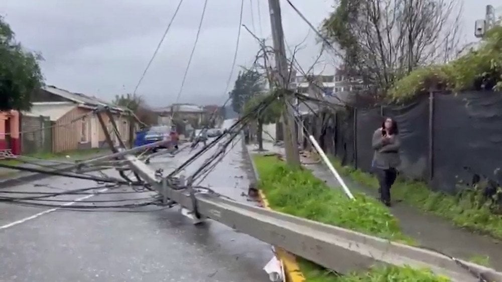 tornado Chile, tornado Bio Bio, storm in Bio Bio, natural disasters Chile