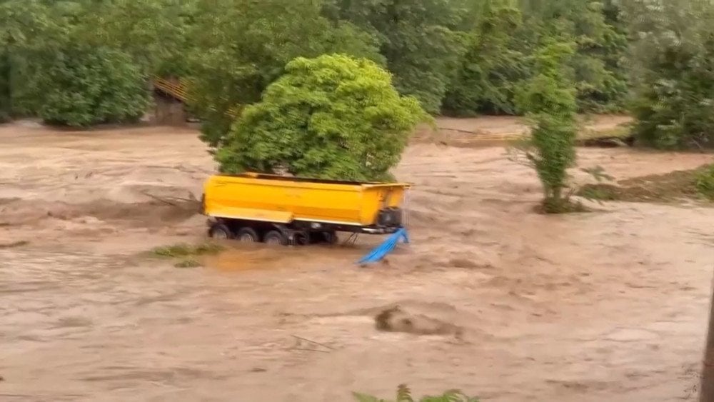 oversvømmelse i Tyrkiet, unormalt regnvejr i Tyrkiet, oversvømmelser i Ordu-provinsen