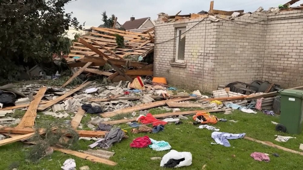 Tornado in Lithuania, storm in Lithuania