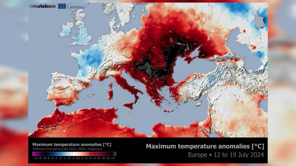 Calor en Ucrania, calor en los Balcanes, calor en Europa