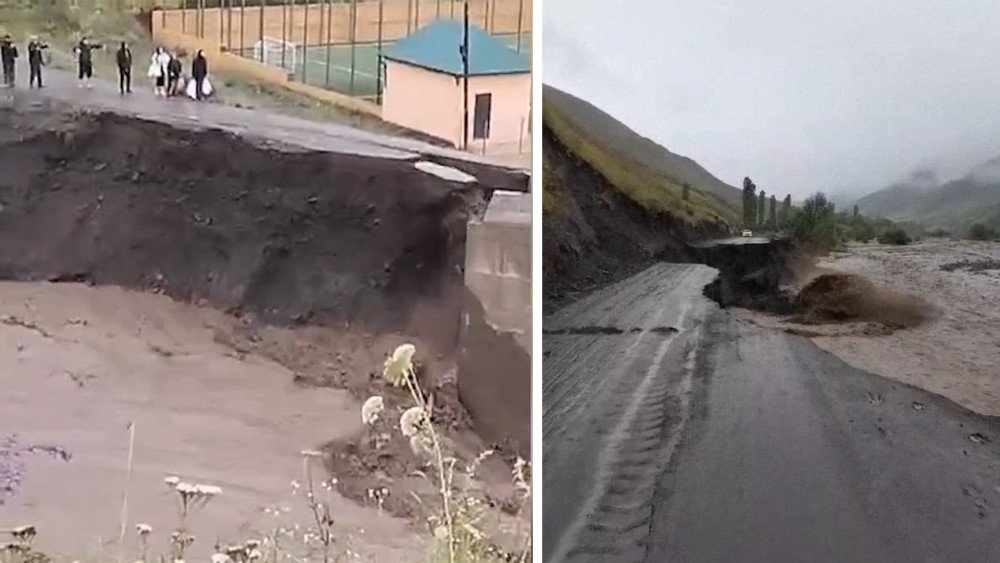 fuertes lluvias en Daguestán, inundaciones en Daguestán, ríos en Daguestán