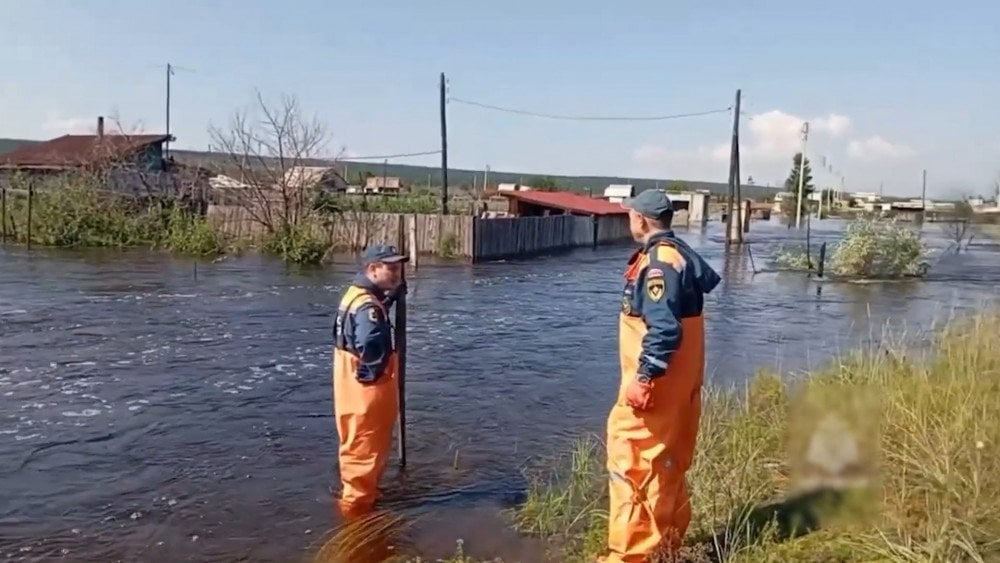 flooding in Buryatia, flooded villages in Buryatia, dam breach in Buryatia, state of emergency in Buryatia