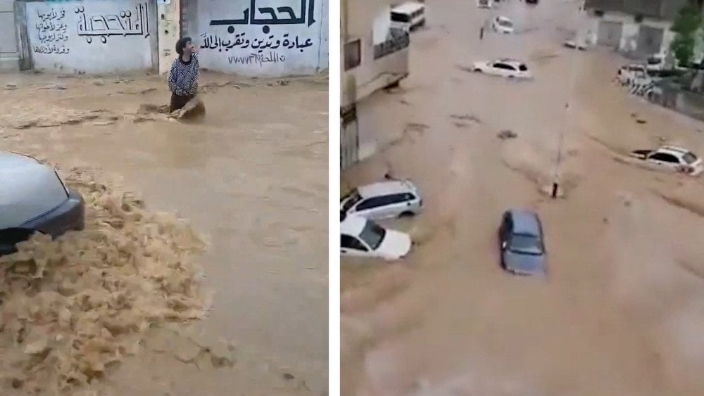 inundaciones en Yemen, fuertes lluvias en Yemen, desierto en Yemen