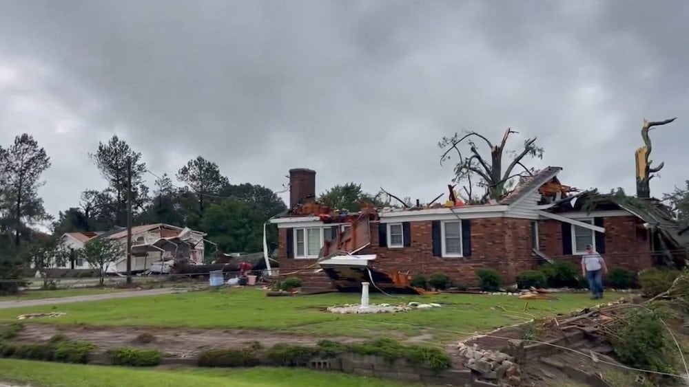 tornado in the USA, Tropical Storm Debbie, EF3 tornado, state of emergency in New York