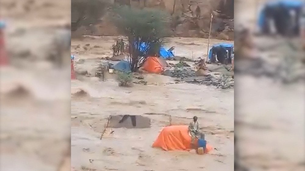 flood in Chad, desert flooding