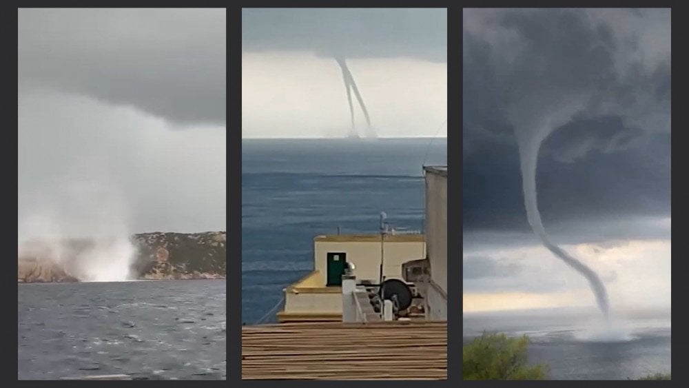 trombas de agua en Italia, trombas de agua en Liguria, tormenta en Italia