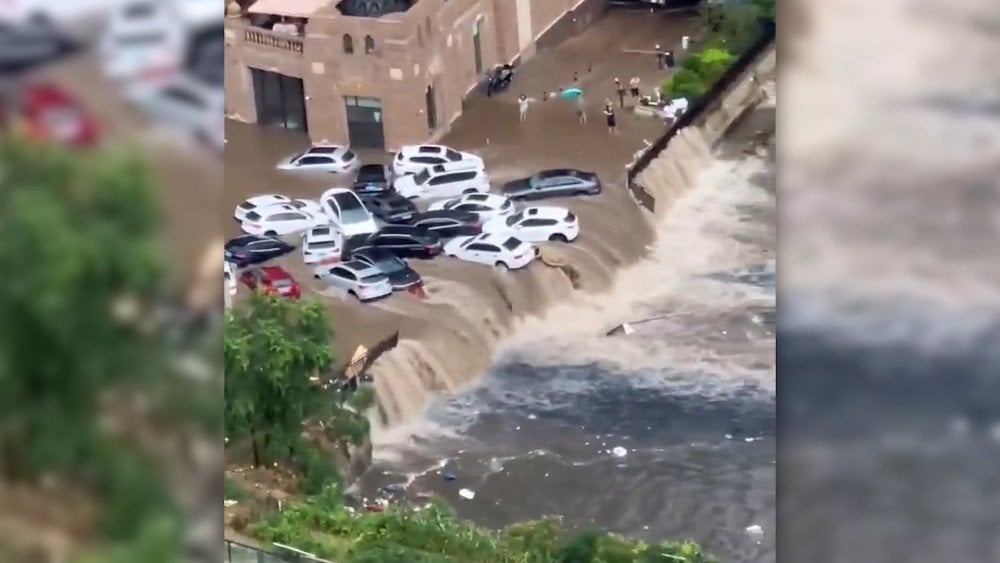 inundaciones en China, récord de precipitaciones en China, inundaciones en Liaoning